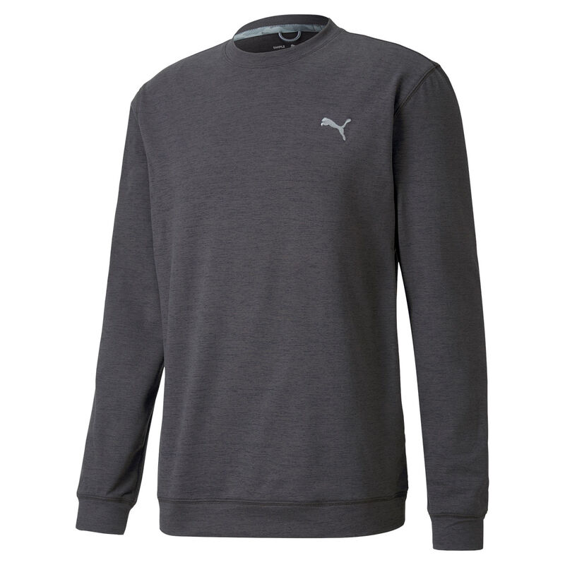 PUMA Golf CLOUDSPUN Golf Sweater, Mens, Large, Black heather  | Online Golf